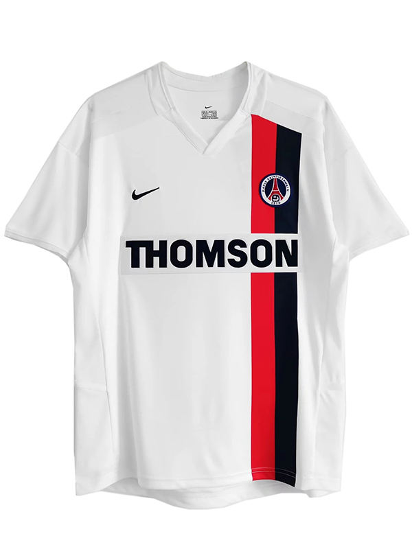 Paris Saint-Germain extérieur maillot de football rétro uniforme vintage deuxième maillot de football sportswear pour hommes 2002-2003